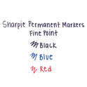Sharpie Retractable Permanent Marker, Fine Bullet Tip, Blue (32703)