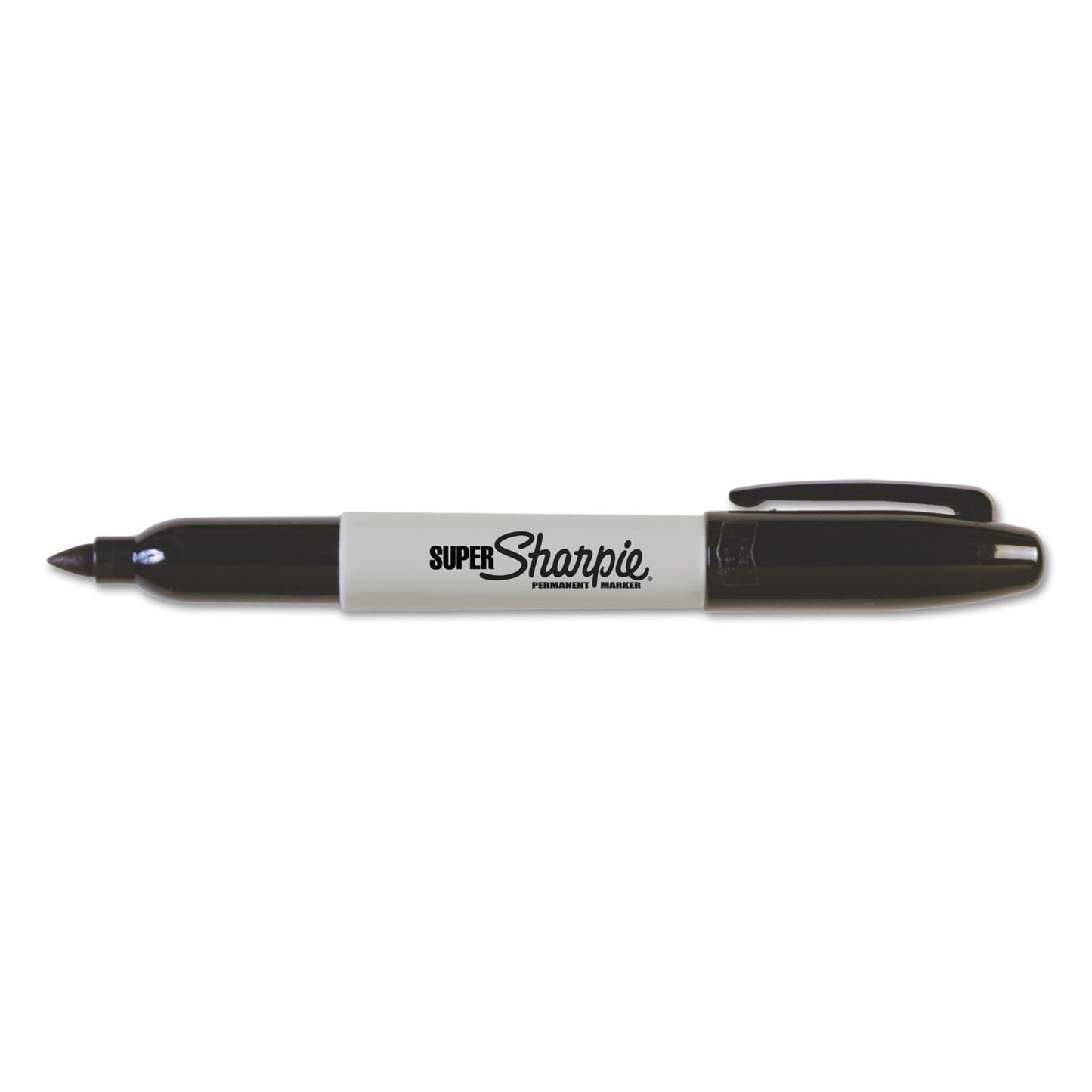 Sharpie Super Permanent Marker, Fine Bullet Tip, Black, 6/Pack (33666PP)