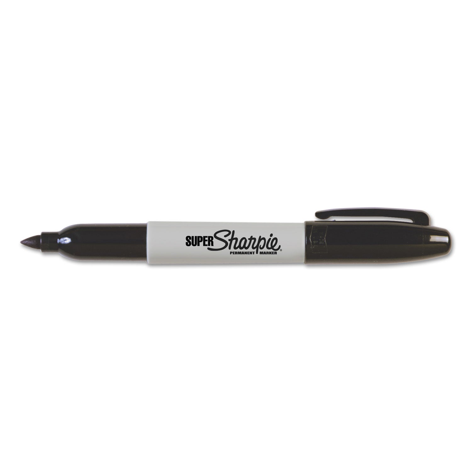 Sharpie Super Permanent Marker, Fine Bullet Tip, Black, 6/Pack (33666PP)
