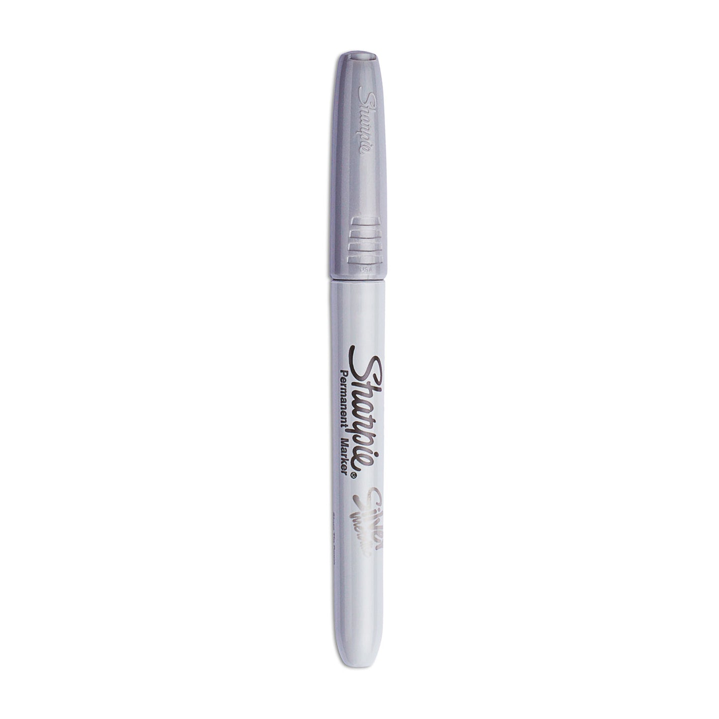 Sharpie Metallic Fine Point Permanent Markers, Fine Bullet Tip, Metallic Silver, 4/Pack (39109PP)