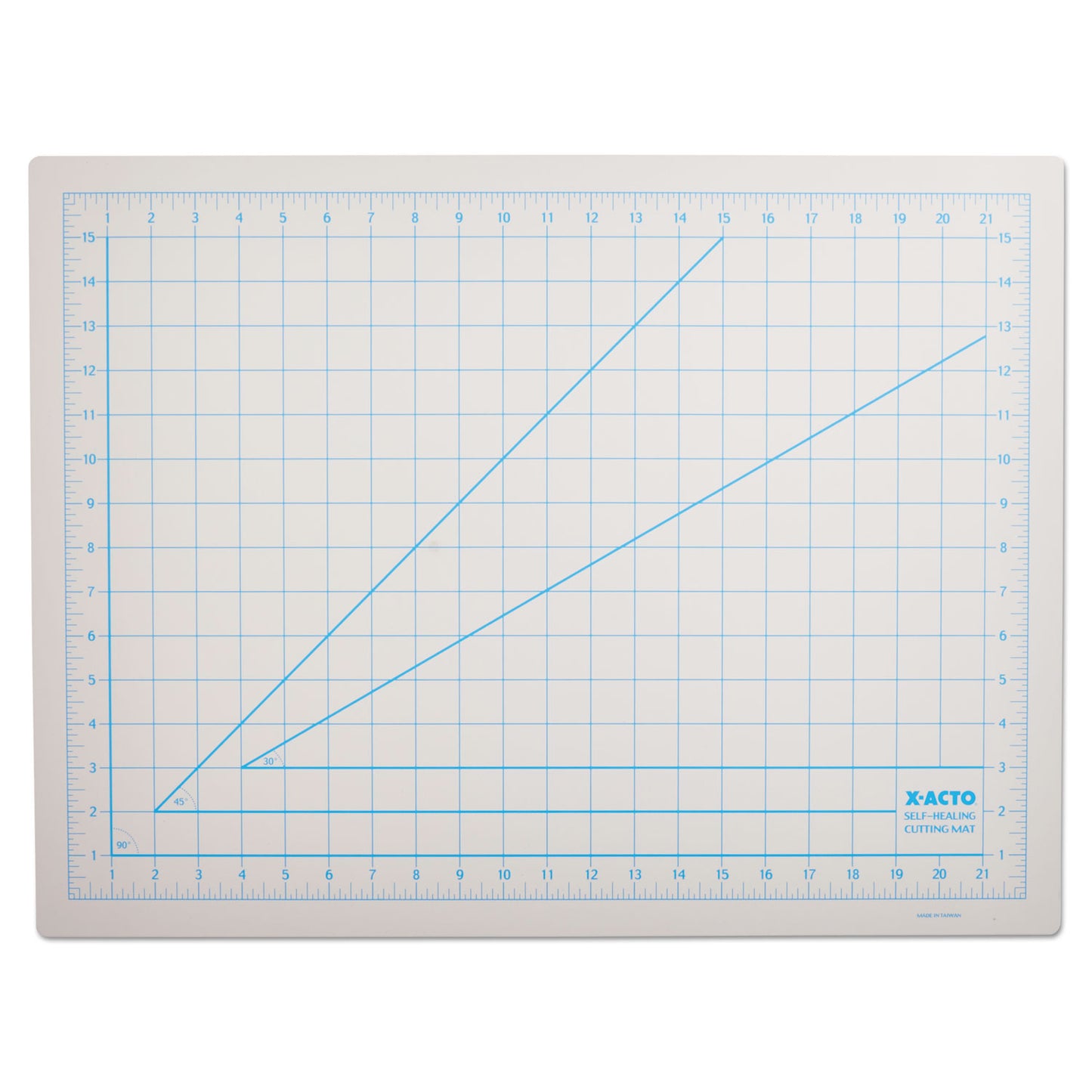 X-ACTO Self-Healing Cutting Mat, Nonslip Bottom, 1" Grid, 18 x 24, Gray (X7762)