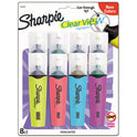 Sharpie Clearview Tank-Style Highlighter, Assorted Ink Colors, Chisel Tip, Assorted Barrel Colors, 8/Set (1971843)