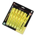 AbilityOne 7520015548210, SKILCRAFT Retractable Highlighter, Yellow Ink, Chisel Tip, Yellow Barrel, Dozen