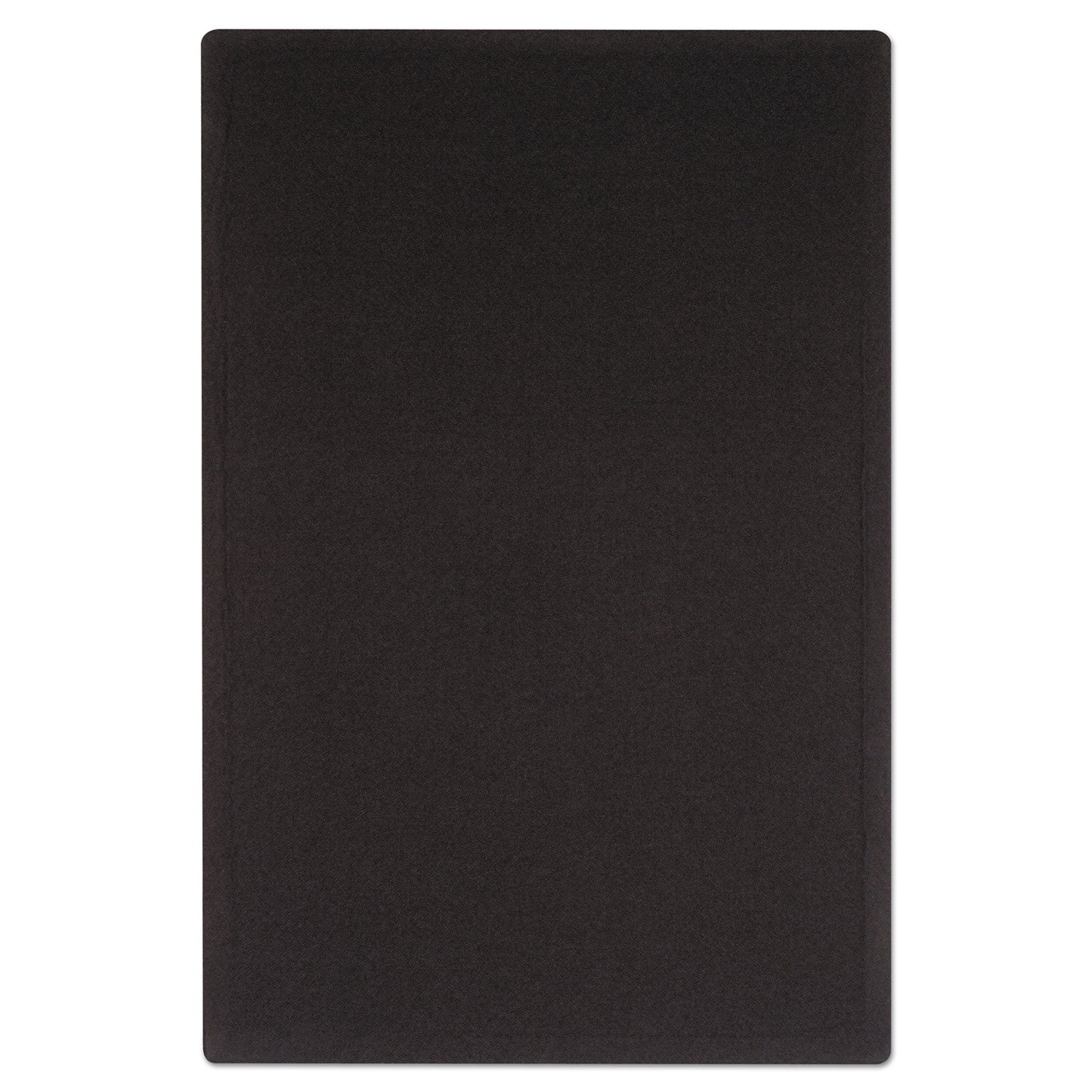 Quartet Oval Office Fabric Board, 48 x 36, Black Surface (7684BK)