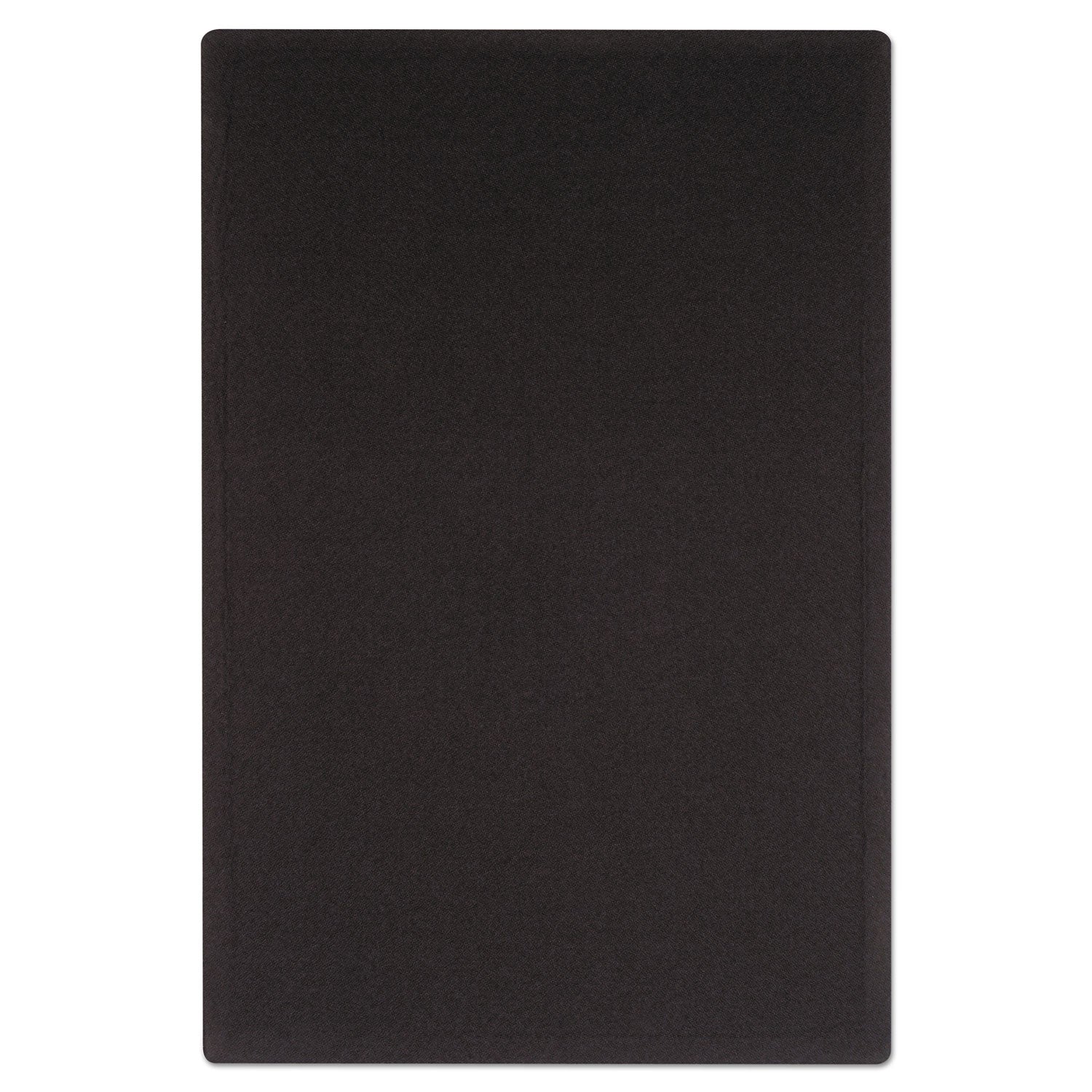 Quartet Oval Office Fabric Board, 48 x 36, Black Surface (7684BK)