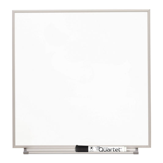 Quartet Matrix Magnetic Boards, 16 x 16, White Surface, Silver Aluminum Frame (M1616)