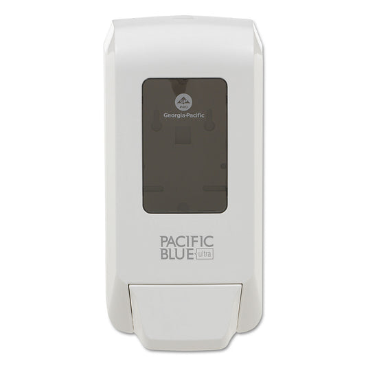 Georgia Pacific Professional Pacific Blue Ultra Soap/Sanitizer Dispenser, 1,200 mL, White (53058)