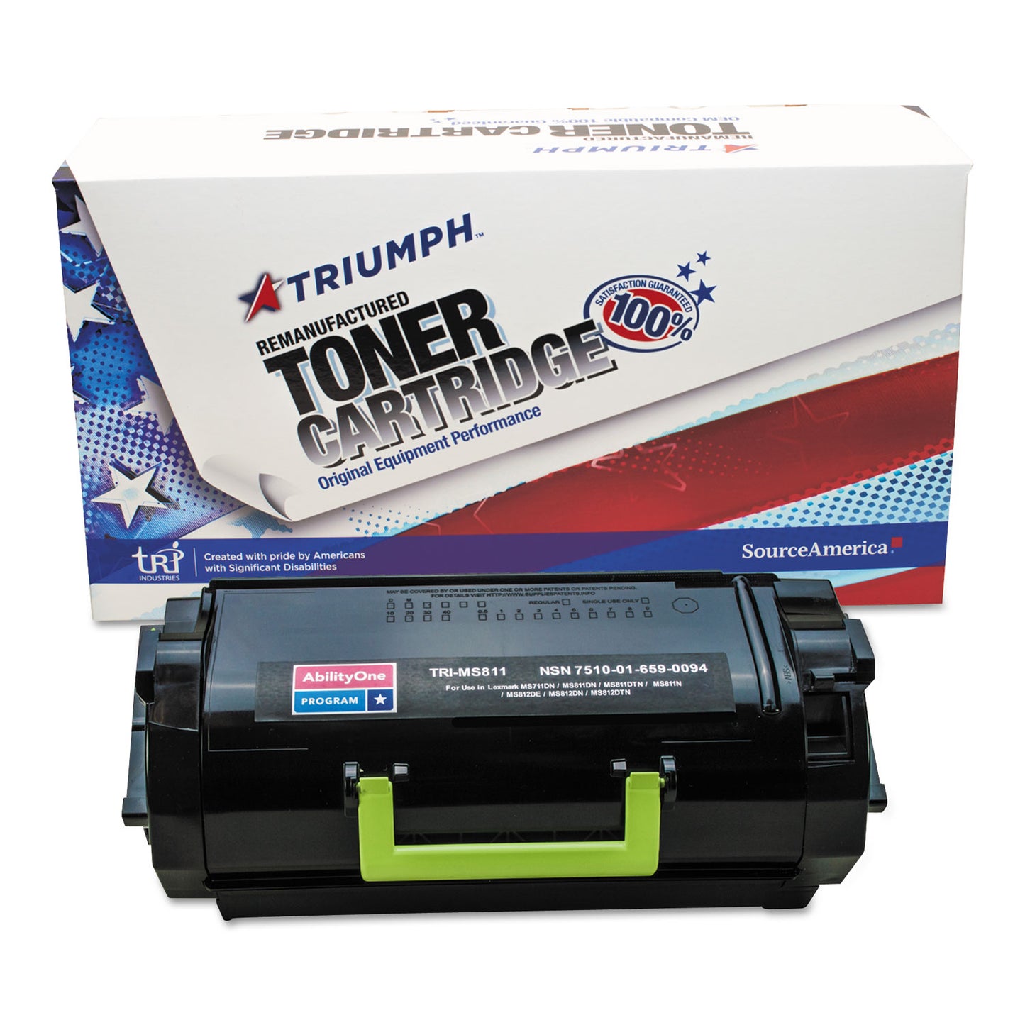 AbilityOne 7510016590094 Remanufactured 52D0XA0/52D1X00 Extra High-Yield Toner, 45,000 Page-Yield, Black