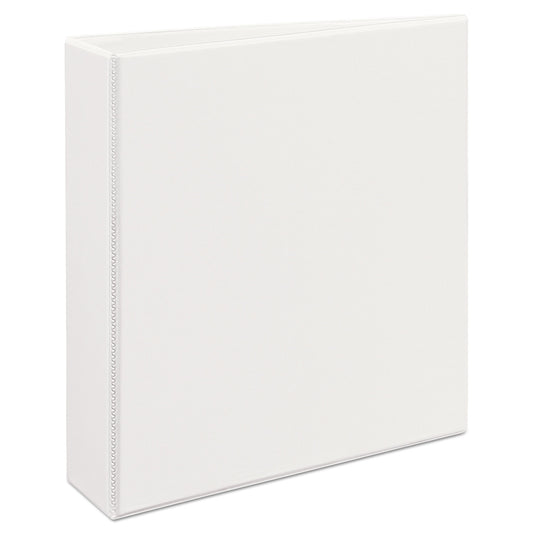 Avery Heavy-Duty View Binder with DuraHinge and One Touch EZD Rings, 3 Rings, 2" Capacity, 11 x 8.5, White (79192)