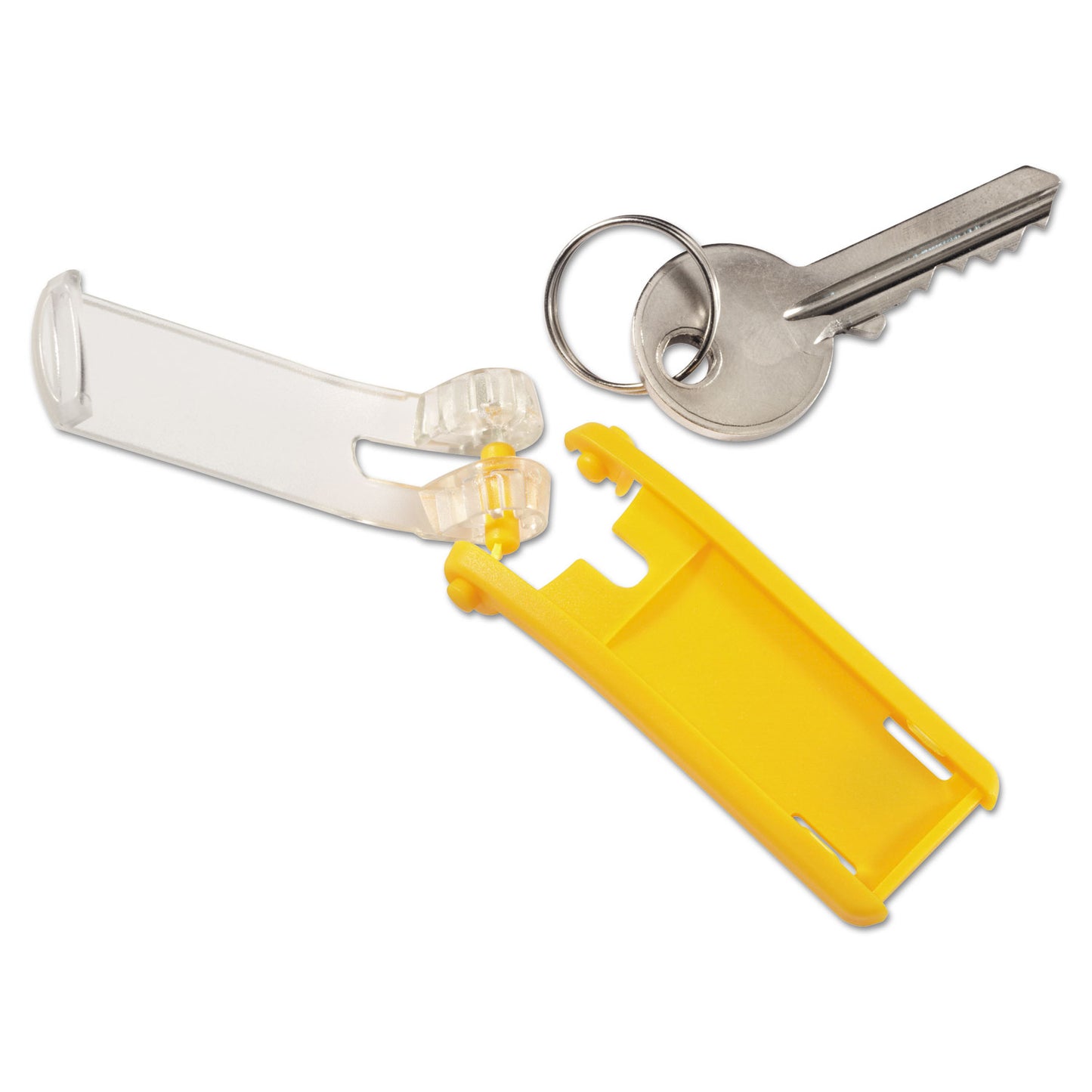 Durable Key Tags for Locking Key Cabinets, Plastic, 1.13 x 2.75, Assorted, 24/Pack (194900)