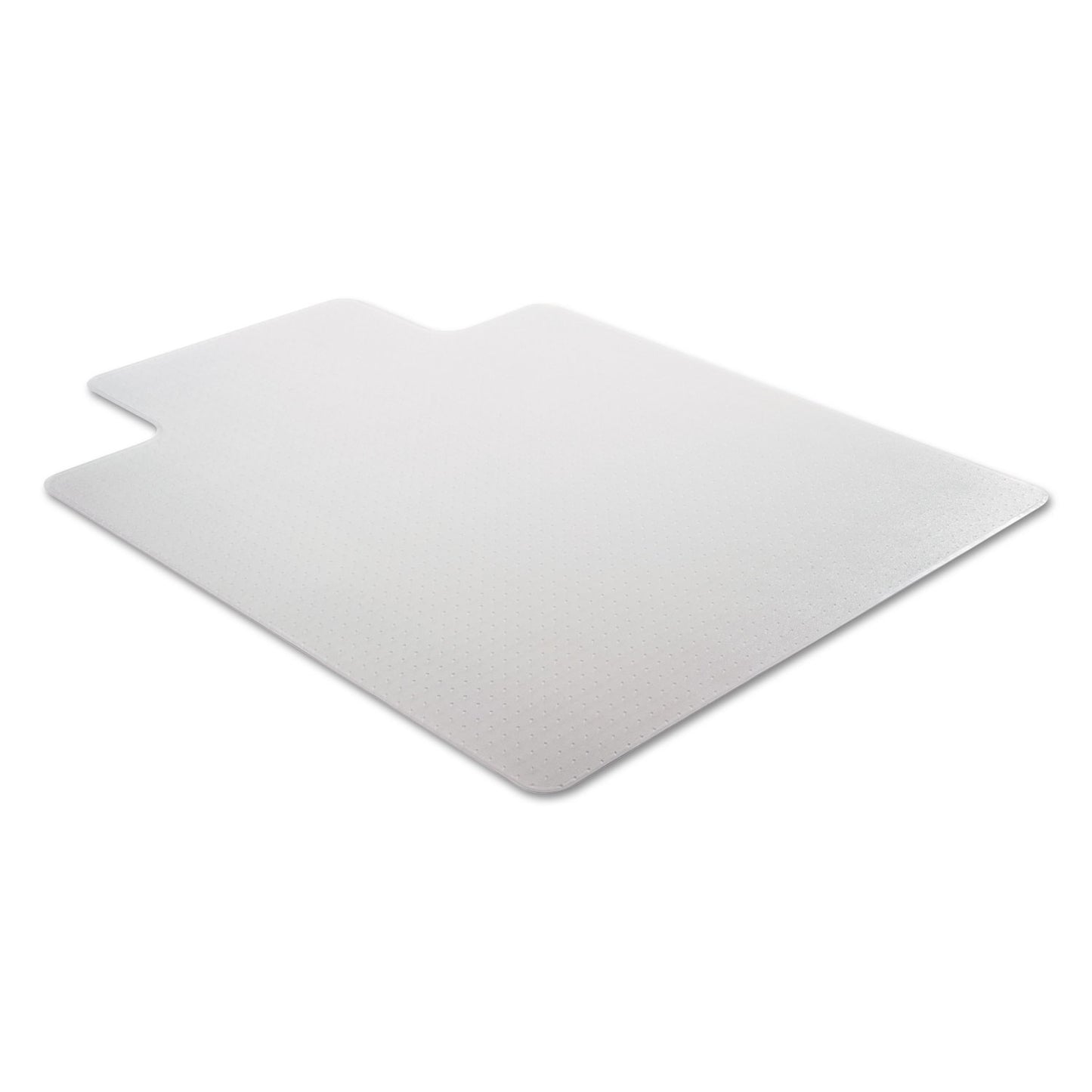 Alera Occasional Use Studded Chair Mat for Flat Pile Carpet, 36 x 48, Lipped, Clear (MAT3648CFPL)