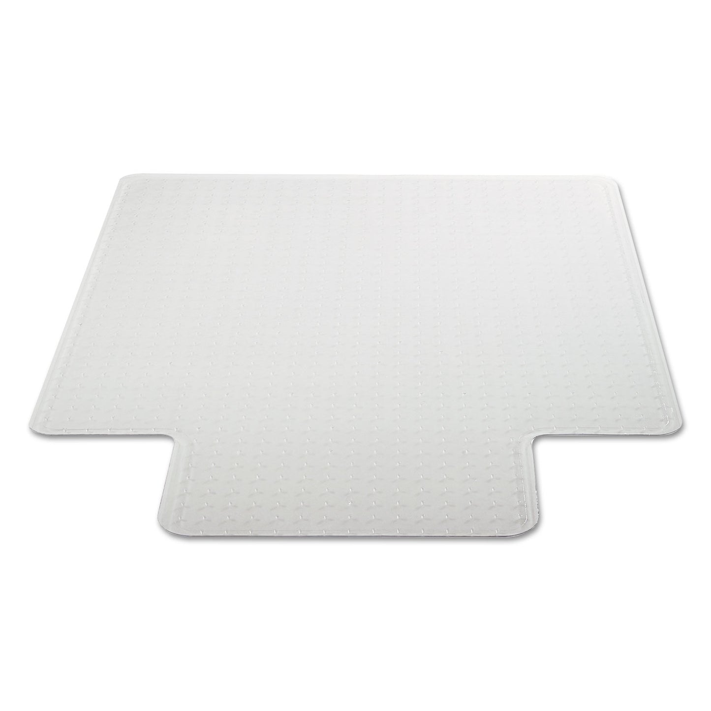 Alera Occasional Use Studded Chair Mat for Flat Pile Carpet, 36 x 48, Lipped, Clear (MAT3648CFPL)