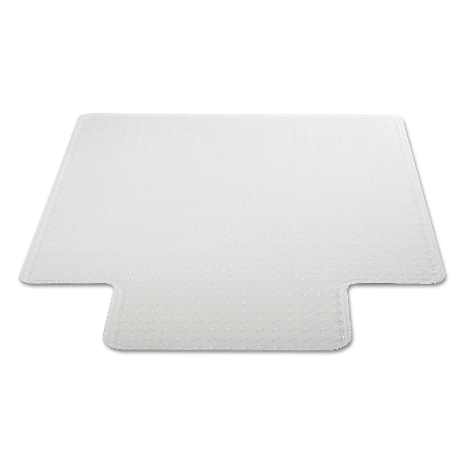 Alera Occasional Use Studded Chair Mat for Flat Pile Carpet, 36 x 48, Lipped, Clear (MAT3648CFPL)