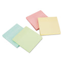 Universal Self-Stick Note Pad Cabinet Pack, 3" x 3", Assorted Pastel Colors, 90 Sheets/Pad, 24 Pads/Pack (35695)