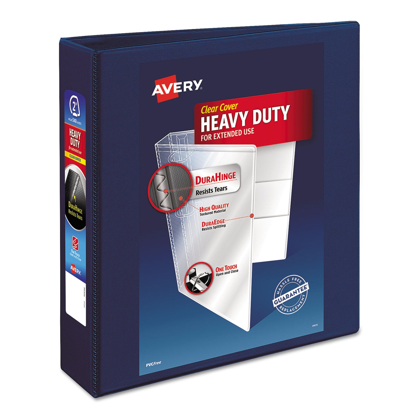 Avery Heavy-Duty View Binder with DuraHinge and One Touch EZD Rings, 3 Rings, 2 - 4 Pack