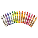 Crayola Large Crayons, Lift Lid Box, 16 Colors/Box (520336)