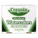 Crayola Watercolors, 8 Assorted Colors, Palette Tray, 36/Carton (538101)