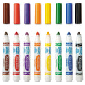 Crayola Ultra-Clean Washable Markers, Broad Bullet Tip, Assorted Colors, 8/Pack (587808)
