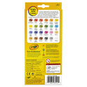 Crayola Erasable Color Pencil Set, 3.3 mm, 2B, Assorted Lead and Barrel Colors, 24/Pack (682424)