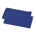 Universal Zippered Wallets/Cases, Leatherette PU, 11 x 6, Blue, 2/Pack (69020)