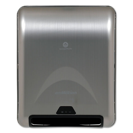 Georgia Pacific Professional GP enMotion Automated Roll Towel Dispenser, 13.3 x 8 x 16.4, Stainless Steel (59466A)