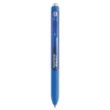 Paper Mate InkJoy Gel Pen, Retractable, Fine 0.5 mm, Blue Ink, Blue Barrel, Dozen (1951722)