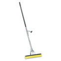 AbilityOne 7920013837799, SKILCRAFT Industrial Steel Mop, 12" Wide Yellow Cellulose Head, 52" Sliver Steel Handle