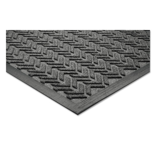 AbilityOne 7220015826224, SKILCRAFT 3-Mat Entry System Scraper/Wiper Mat, 36 x 60, Gray