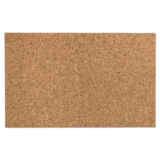 Iceberg iDesign Frameless Cork Bulletin Board, 24 x 38, Tan Surface (35010)