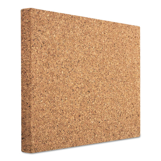 Iceberg iDesign Frameless Cork Bulletin Board, 18 x 18, Tan Surface (35016)