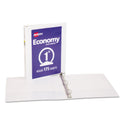 Avery Economy View Binder with Round Rings , 3 Rings, 1" Capacity, 11 x 8.5, White, (5711) (05711)