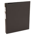 Avery Economy Non-View Binder with Round Rings, 3 Rings, 1" Capacity, 11 x 8.5, Black, (3301) (03301)