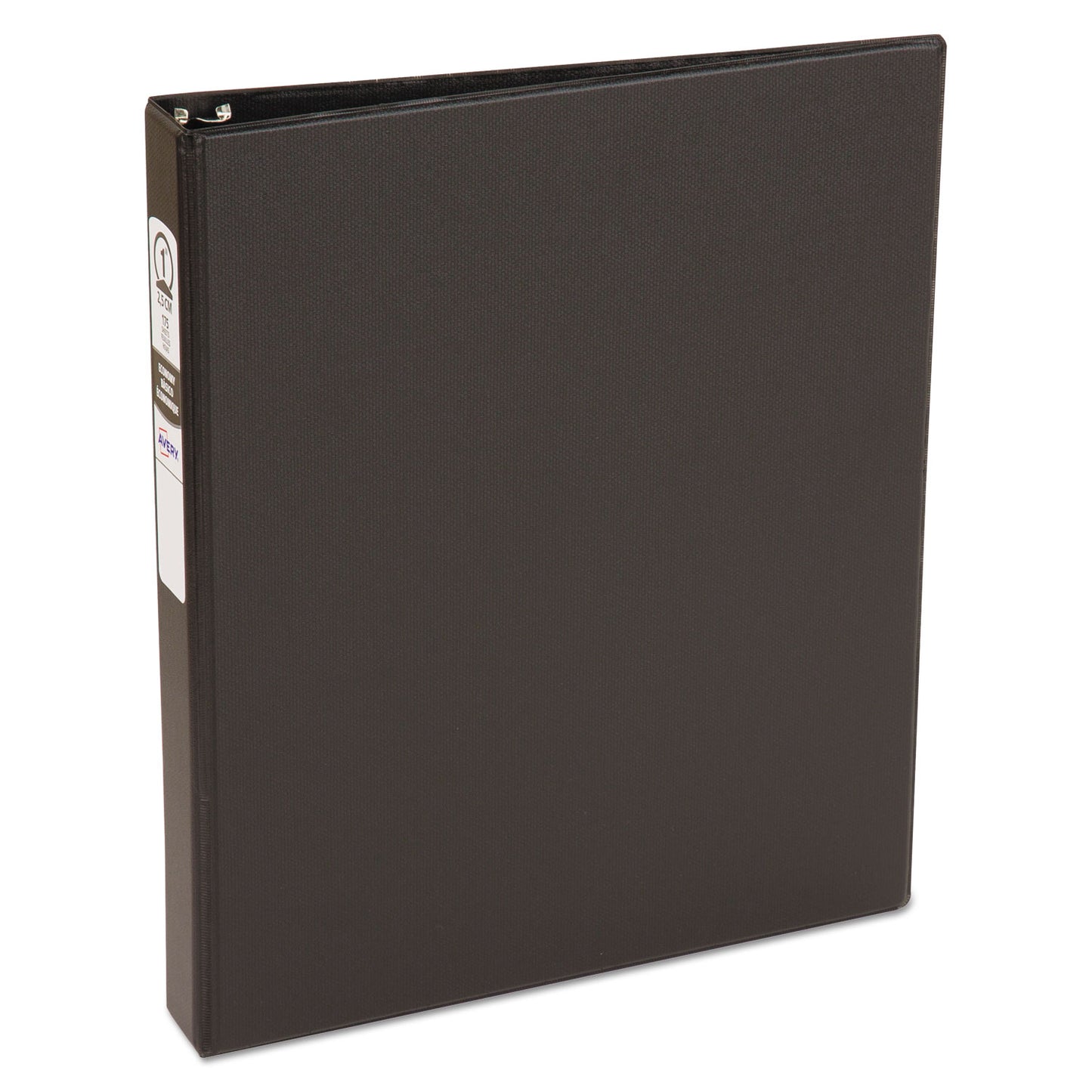 Avery Economy Non-View Binder with Round Rings, 3 Rings, 1" Capacity, 11 x 8.5, Black, (3301) (03301)