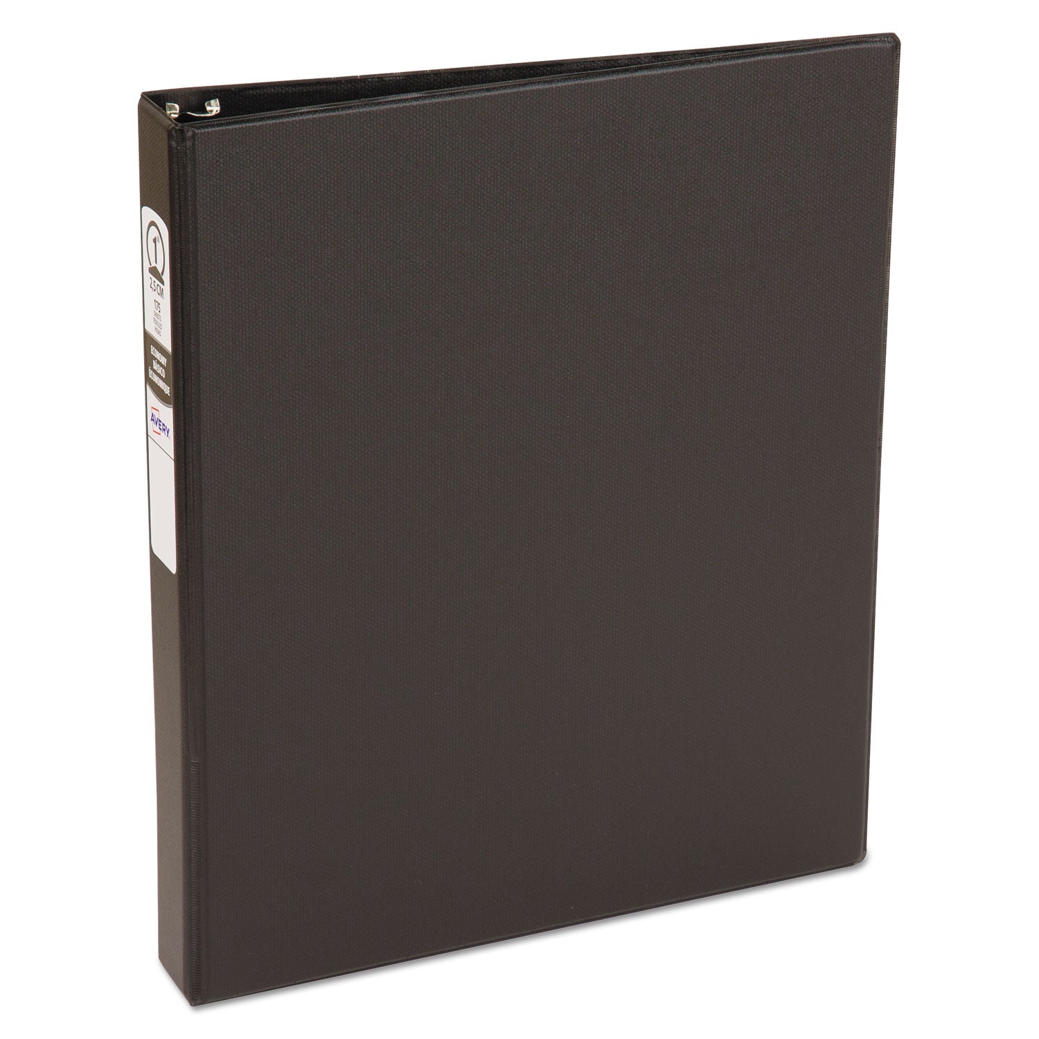 Avery Economy Non-View Binder with Round Rings, 3 Rings, 1" Capacity, 11 x 8.5, Black, (3301) (03301)
