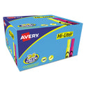 Avery HI-LITER Desk-Style Highlighter Value Pack, Assorted Ink Colors, Chisel Tip, Assorted Barrel Colors, 24/Pack (98189)