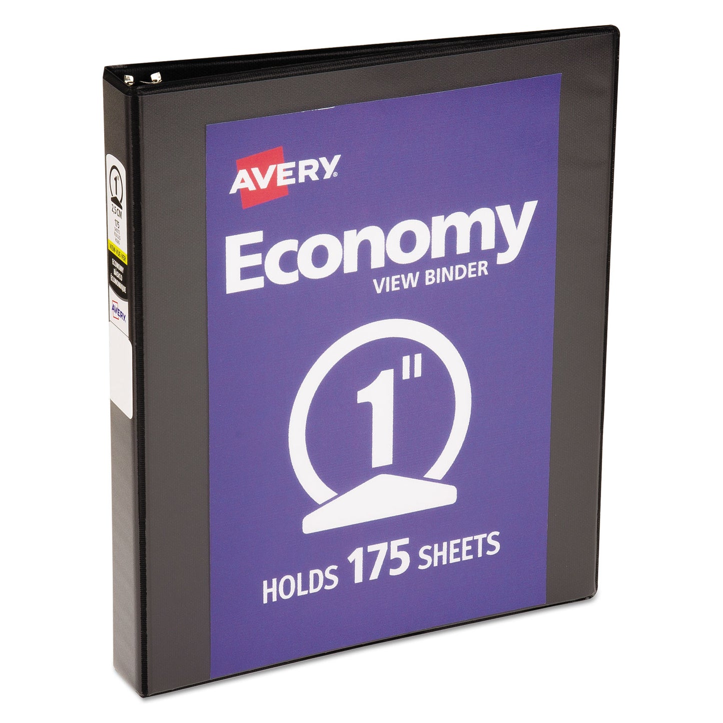 Avery Economy View Binder with Round Rings , 3 Rings, 1 - 12 Pack