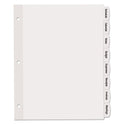 Avery Big Tab Printable White Label Tab Dividers, 8-Tab, 11 x 8.5, White, 20 Sets (14435)