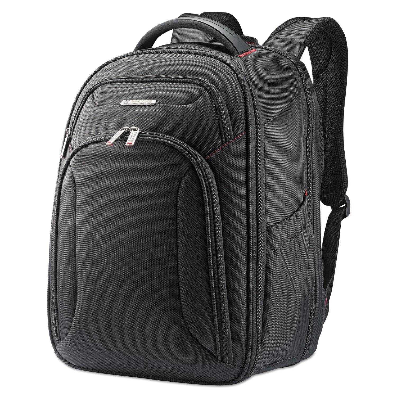 Samsonite Xenon 3 Laptop Backpack, Fits Devices Up to 15.6", Ballistic Polyester, 12 x 8 x 17.5, Black (894311041)