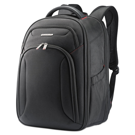 Samsonite Xenon 3 Laptop Backpack, Fits Devices Up to 15.6", Ballistic Polyester, 12 x 8 x 17.5, Black (894311041)