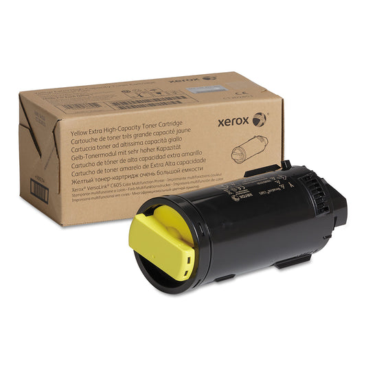 Xerox 106R04012 Extra High-Yield Toner, 16,800 Page-Yield, Yellow, TAA Compliant