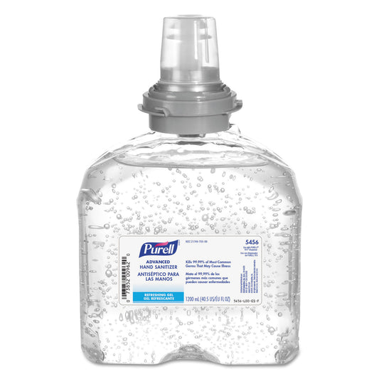 PURELL Advanced Hand Sanitizer TFX Refill, Gel, 1,200 mL, Unscented (545604EA)