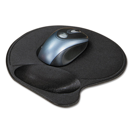 Kensington Wrist Pillow Extra-Cushioned Mouse Support, 7.9 x 10.9, Black (57822)