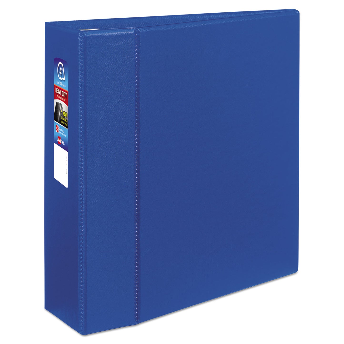 Avery Heavy-Duty Non-View Binder with DuraHinge and Locking One Touch EZD Rings, 3 Rings, 4" Capacity, 11 x 8.5, Blue (79884)