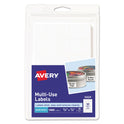 Avery Removable Multi-Use Labels, Handwrite Only, 0.63 x 0.88, White, 30/Sheet, 35 Sheets/Pack, (5424) (05424)