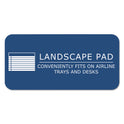 Roaring Spring WIDE Landscape Format Writing Pad, Unpunched with Standard Back, Medium/College Rule, 40 Canary-Yellow 11 x 9.5 Sheets (74501)