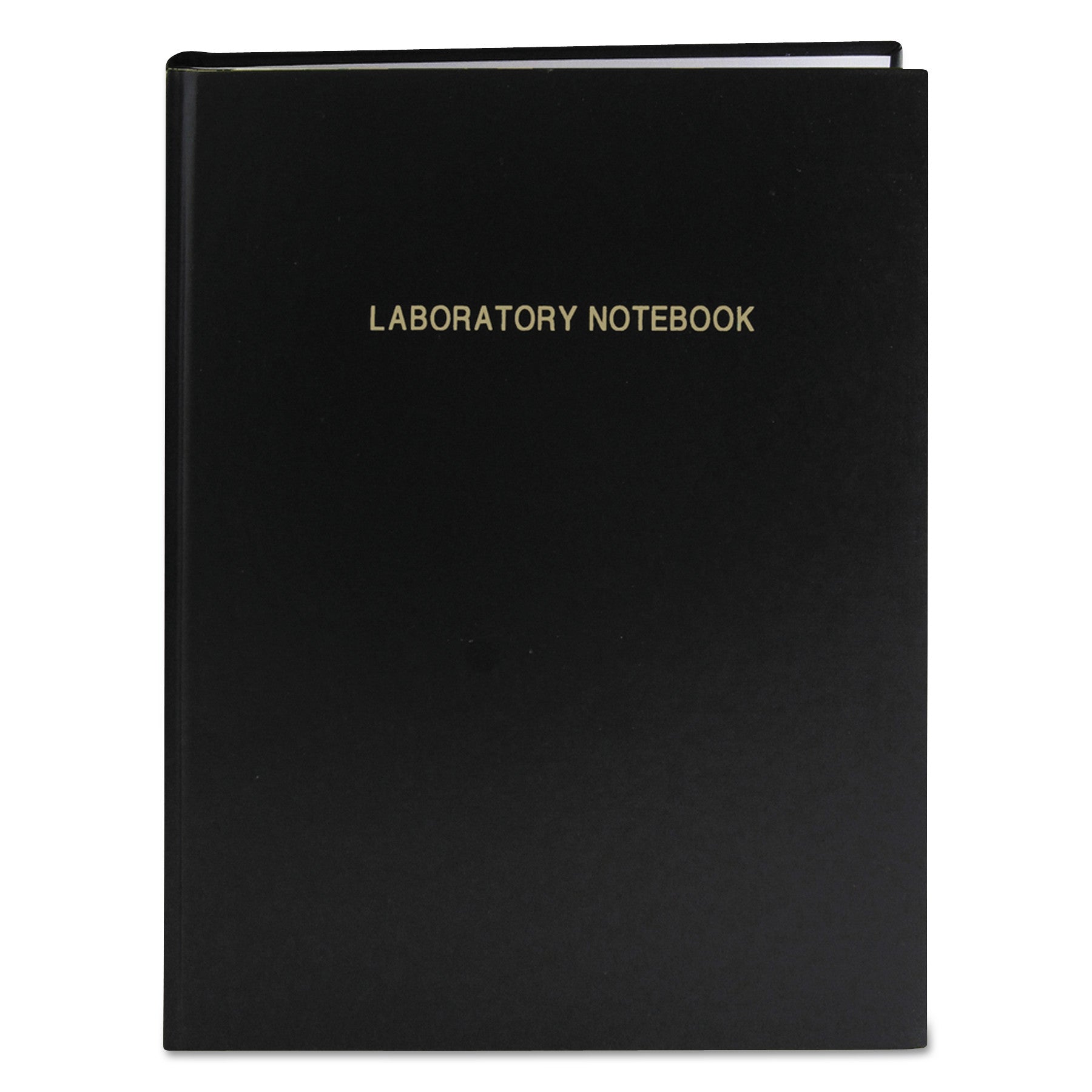 Roaring Spring Lab Research Notebook, Quadrille Rule (5 sq/in), Black Cover, (72) 11.25 x 8.75 Sheets (77160)