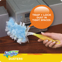 Swiffer Refill Dusters, Dust Lock Fiber, 2" x 6", Light Blue, 18/Box, 4 Boxes/Carton (99036)