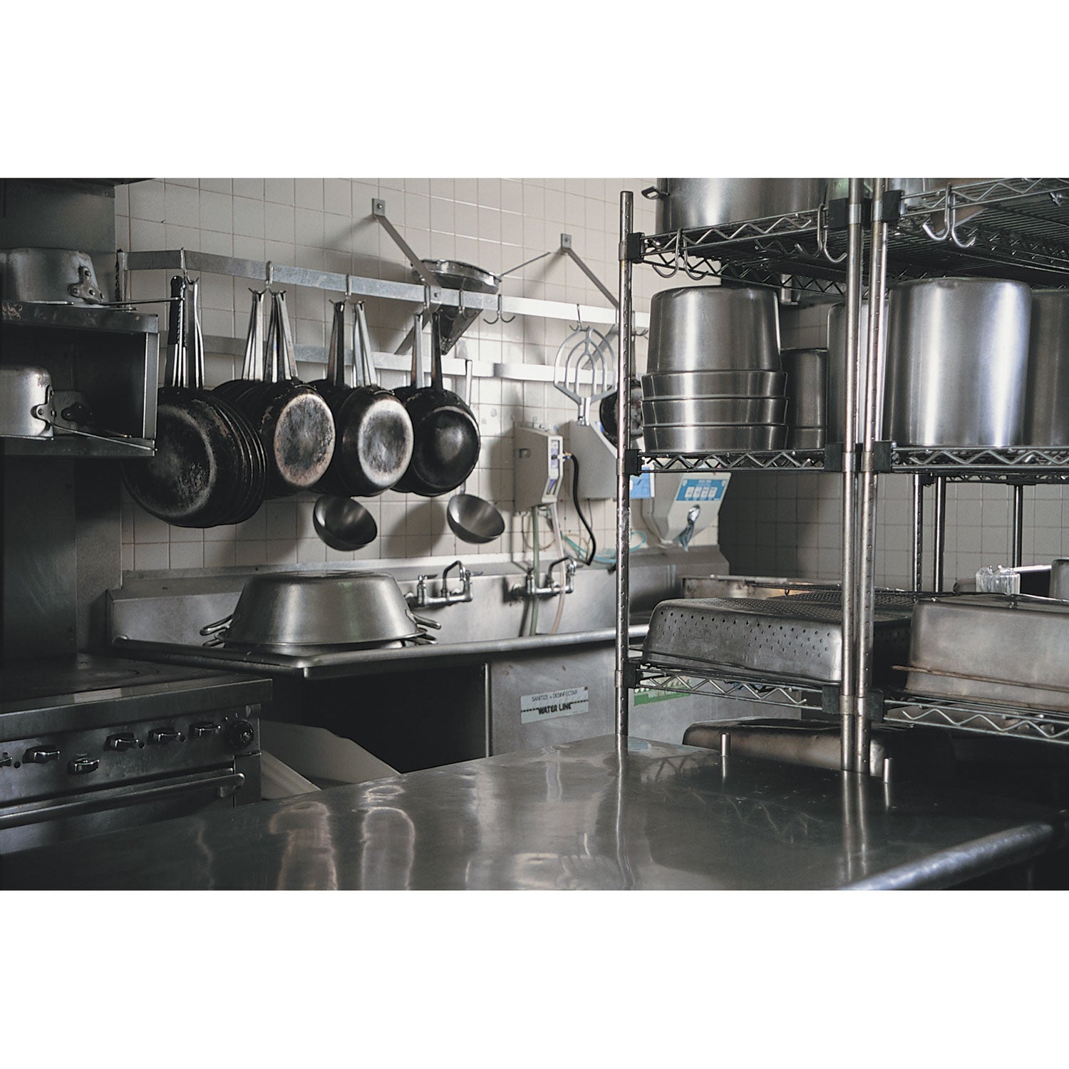 S.O.S. All Surface Scrubber Sponge, 2.5 x 4.5, 0.9" Thick, Dark Blue, 12/Carton (91017)