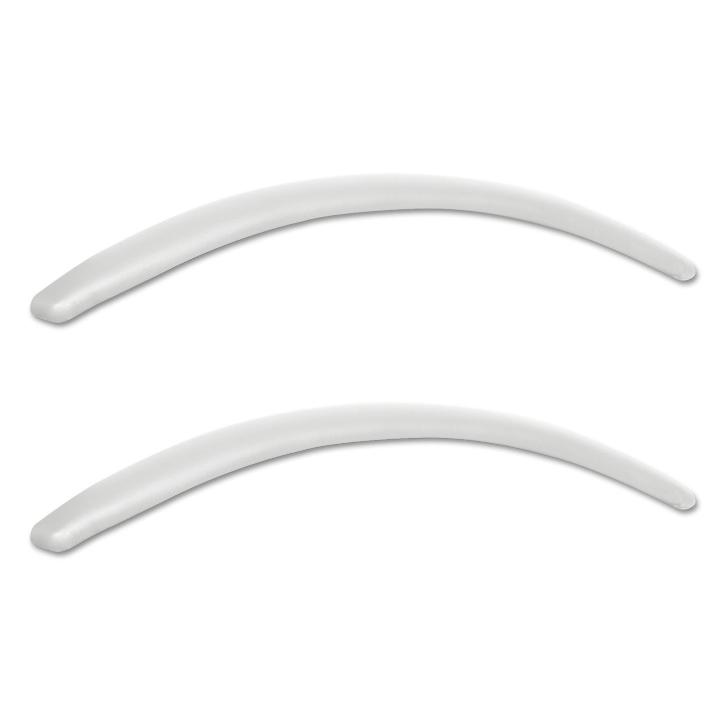 Neratoli Series Replacement Arm Pads for Alera Neratoli Series Chairs, Faux Leather, 1.77 x 15.15 x 0.59, White, 2/Set (NRAP06)