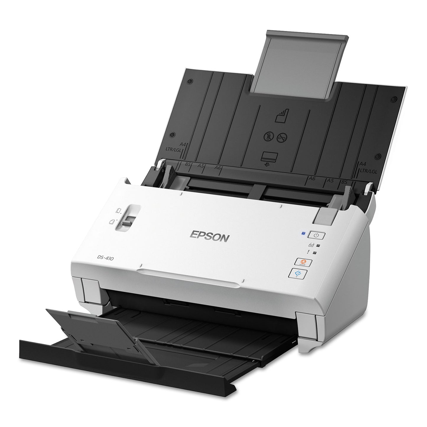 Epson DS-410 Document Scanner, 600 dpi Optical Resolution, 50-Sheet Duplex Auto Document Feeder (B11B249201)
